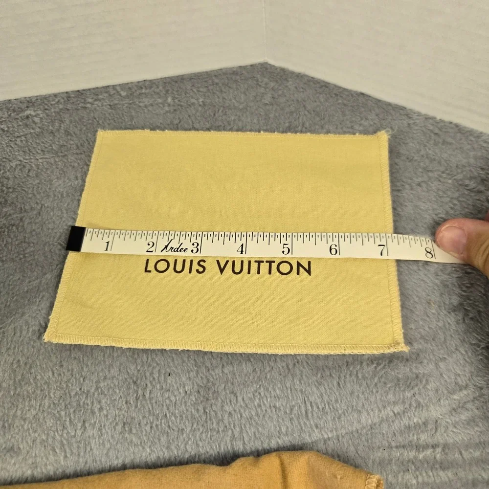 Louis Vuitton Empty Gift Box and Dust Bag Set Brown Tan Yellow Luxury Packaging